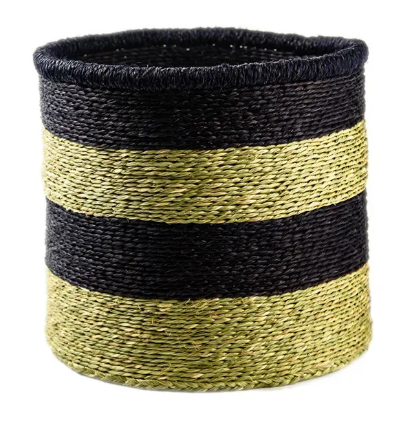 Basket Black Stripe Medium