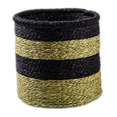 Basket Black Stripe Small