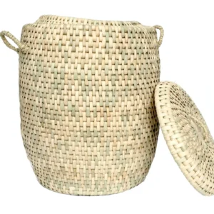 Laundry Basket Small in cream and beige