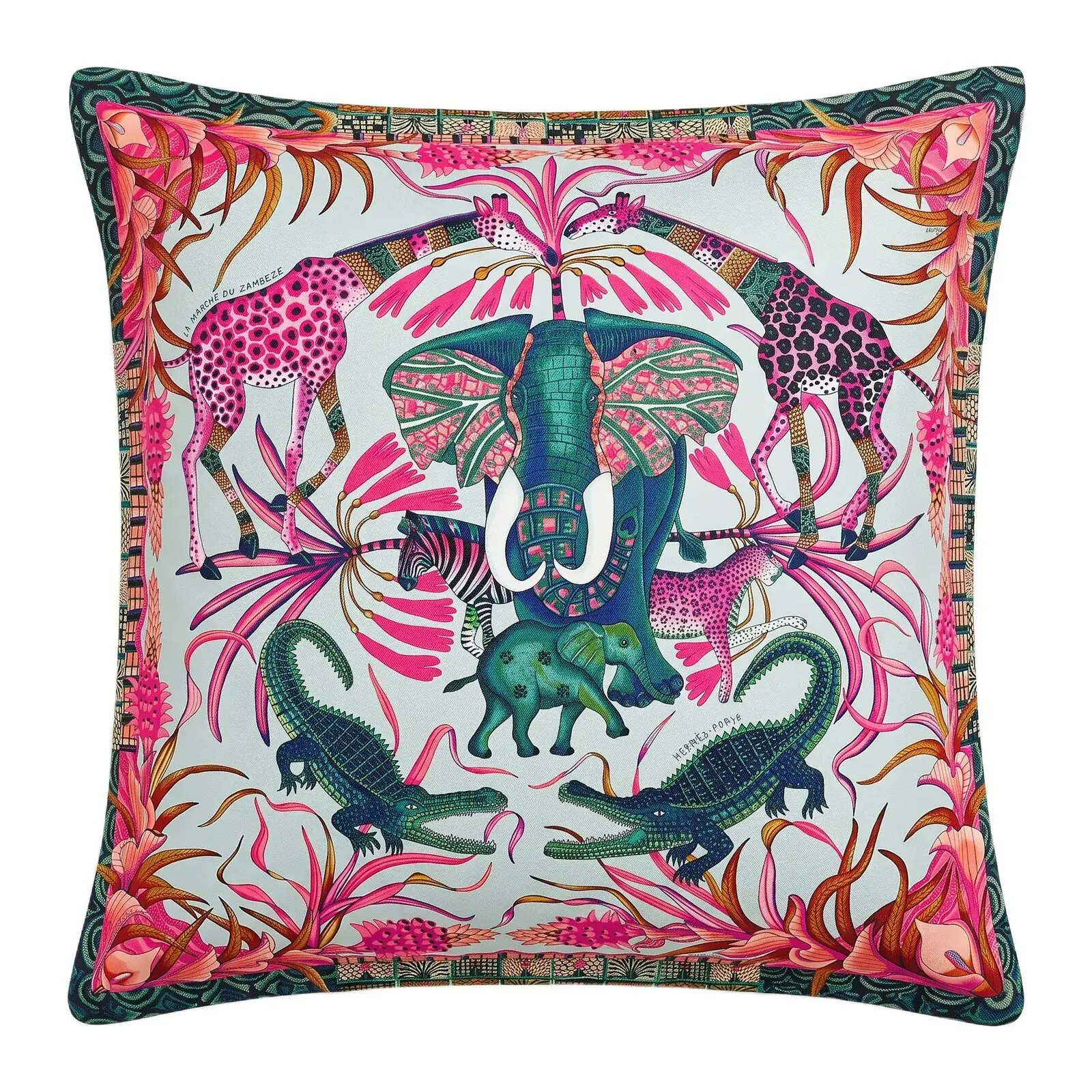 Cerise Safari Scatter Cushion