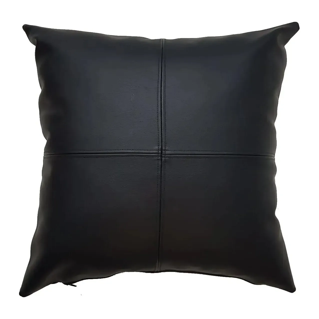 Leather Black Scatter Cushion