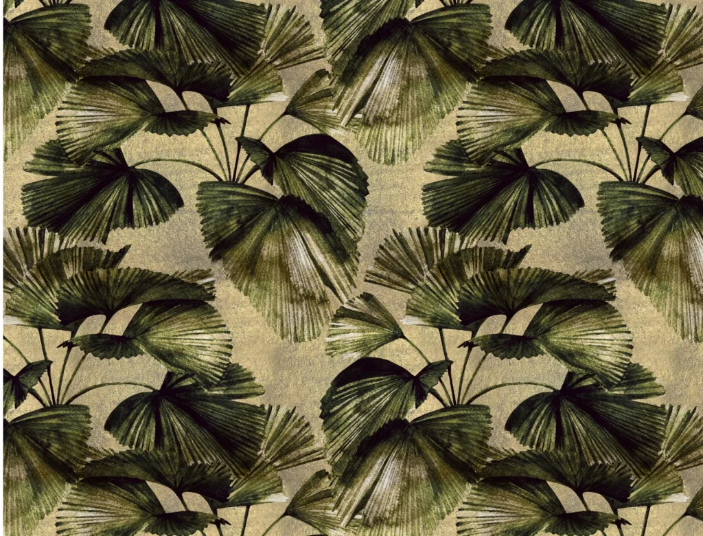 Amalfi Placemat in green and yellow