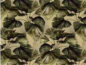 Amalfi Placemat in green and yellow