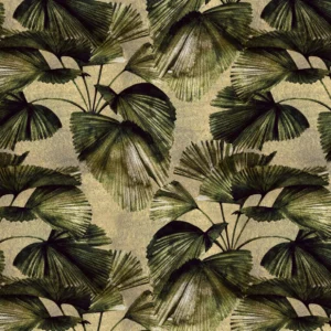 Amalfi Placemat in green and yellow