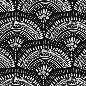 Black Rise Placemat in black