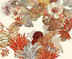 Fire Coral Placemat in pink