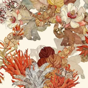 Fire Coral Placemat in pink