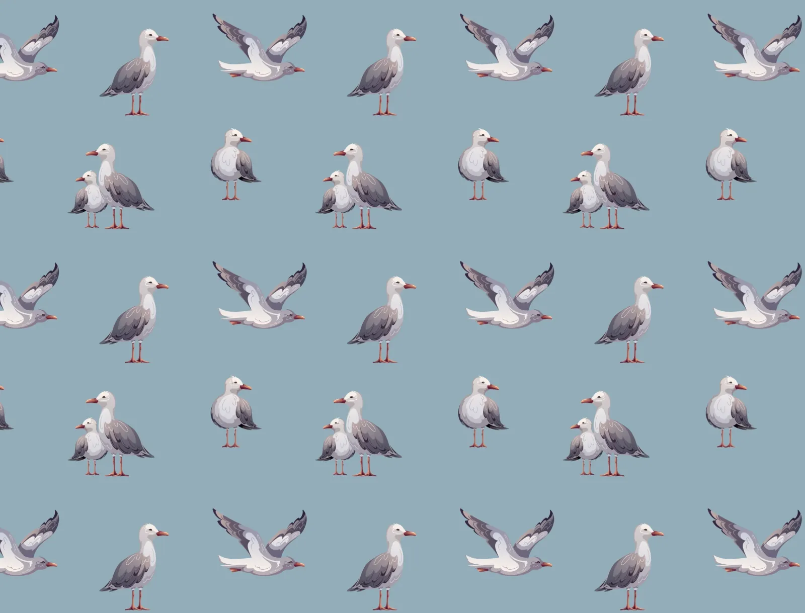 Harbour Seagulls Placemat