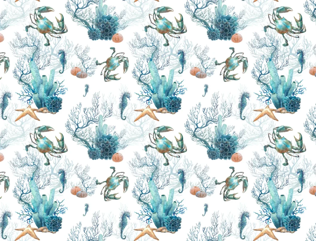 Knysna Placemat in teal, blue and cream