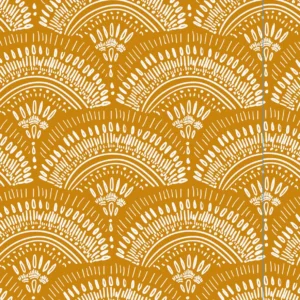 Mustard Horizon Placemat in yellow
