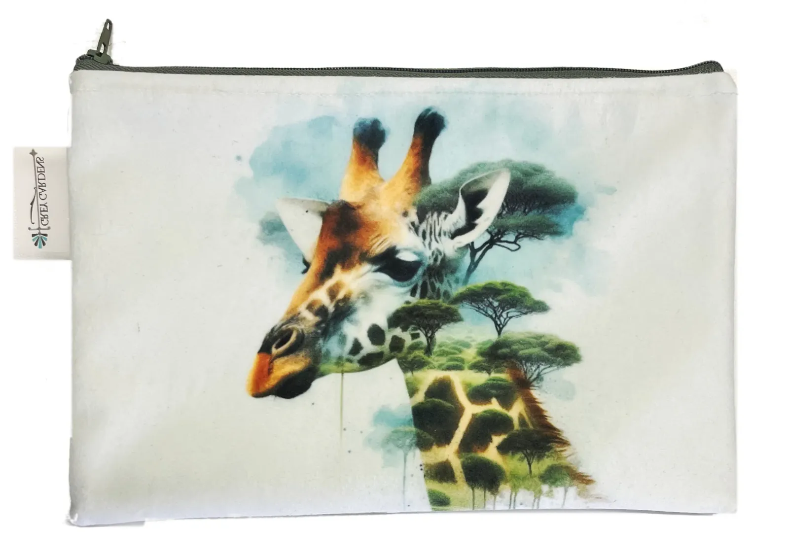 Acacia Giraffe Velvet Bag