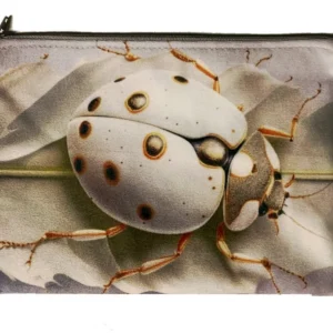 Bambino Velvet Bag in white, grey and orange