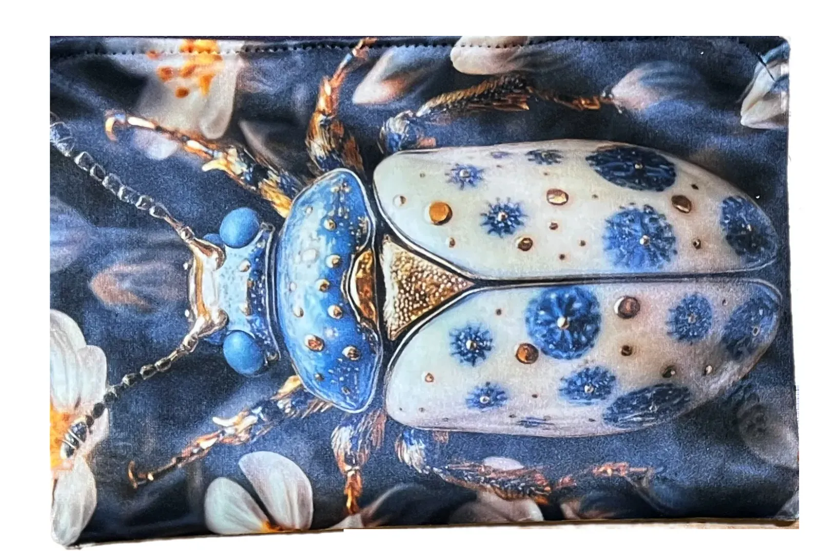 Delft Bug Velvet Bag