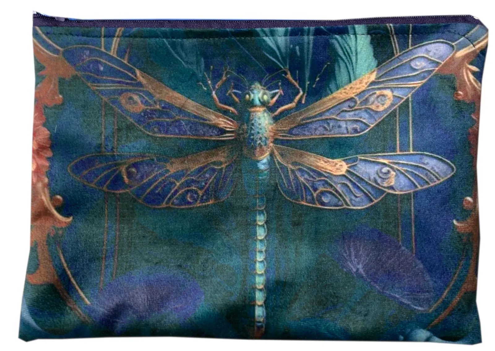 Dragonfly Velvet Bag