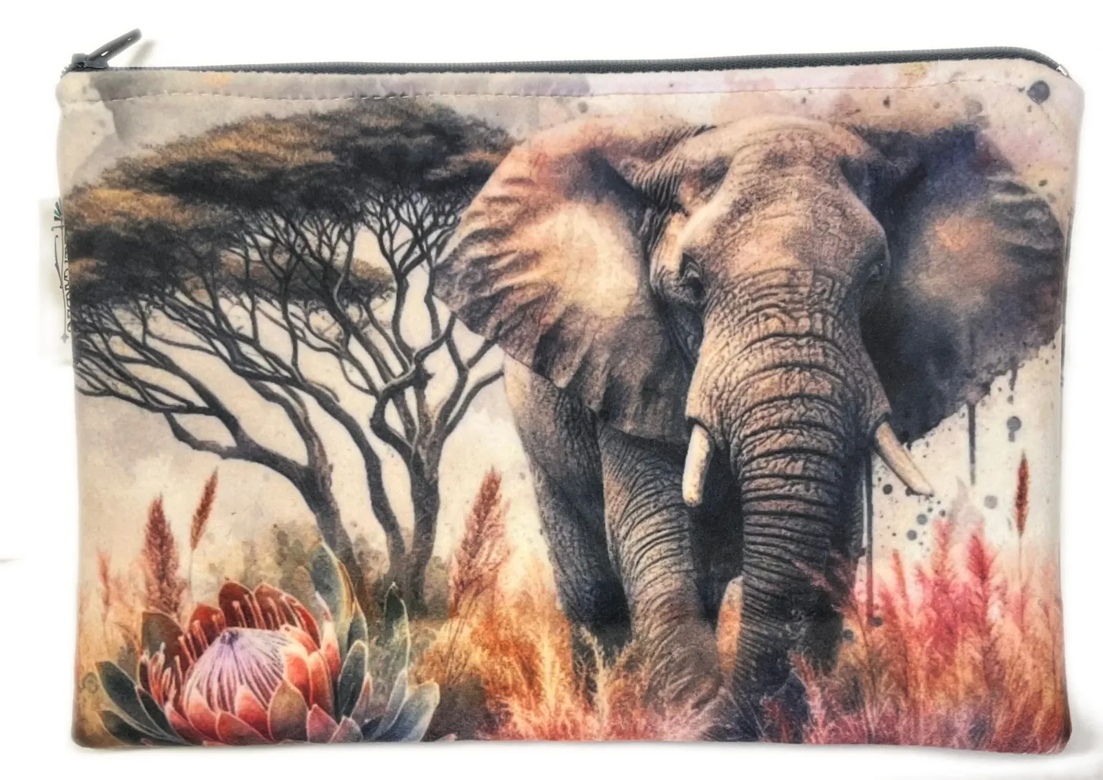 Elephant Velvet Bag