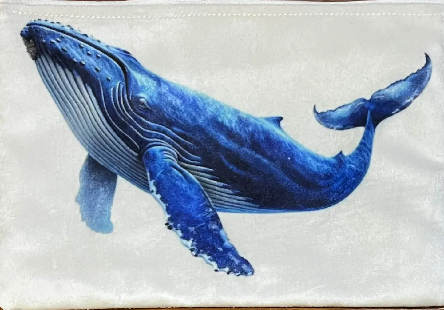 Whale Velvet Bag