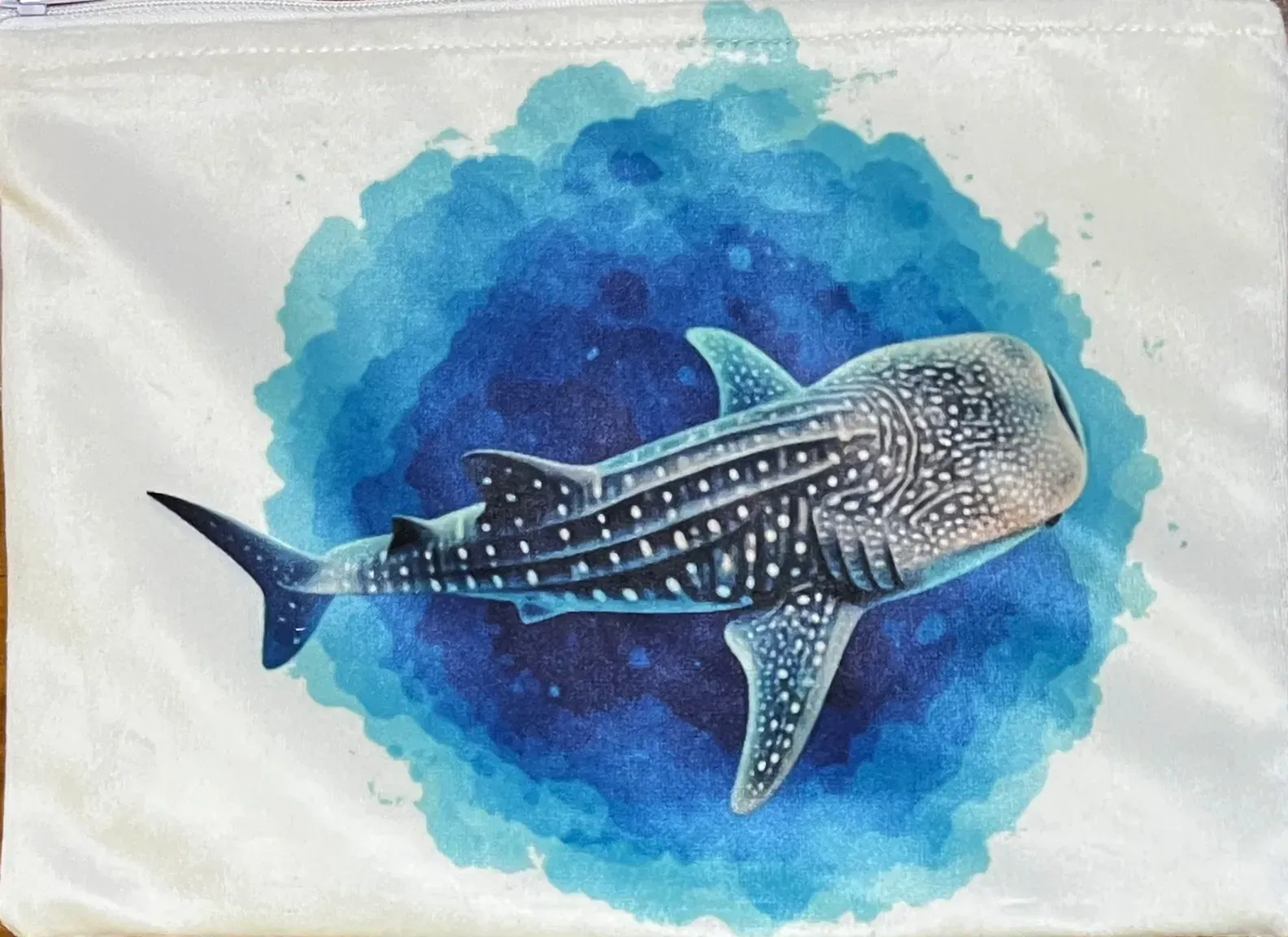Whaleshark Velvet Bag