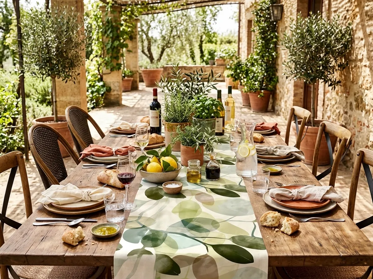 Sugar Leaf Table Runner