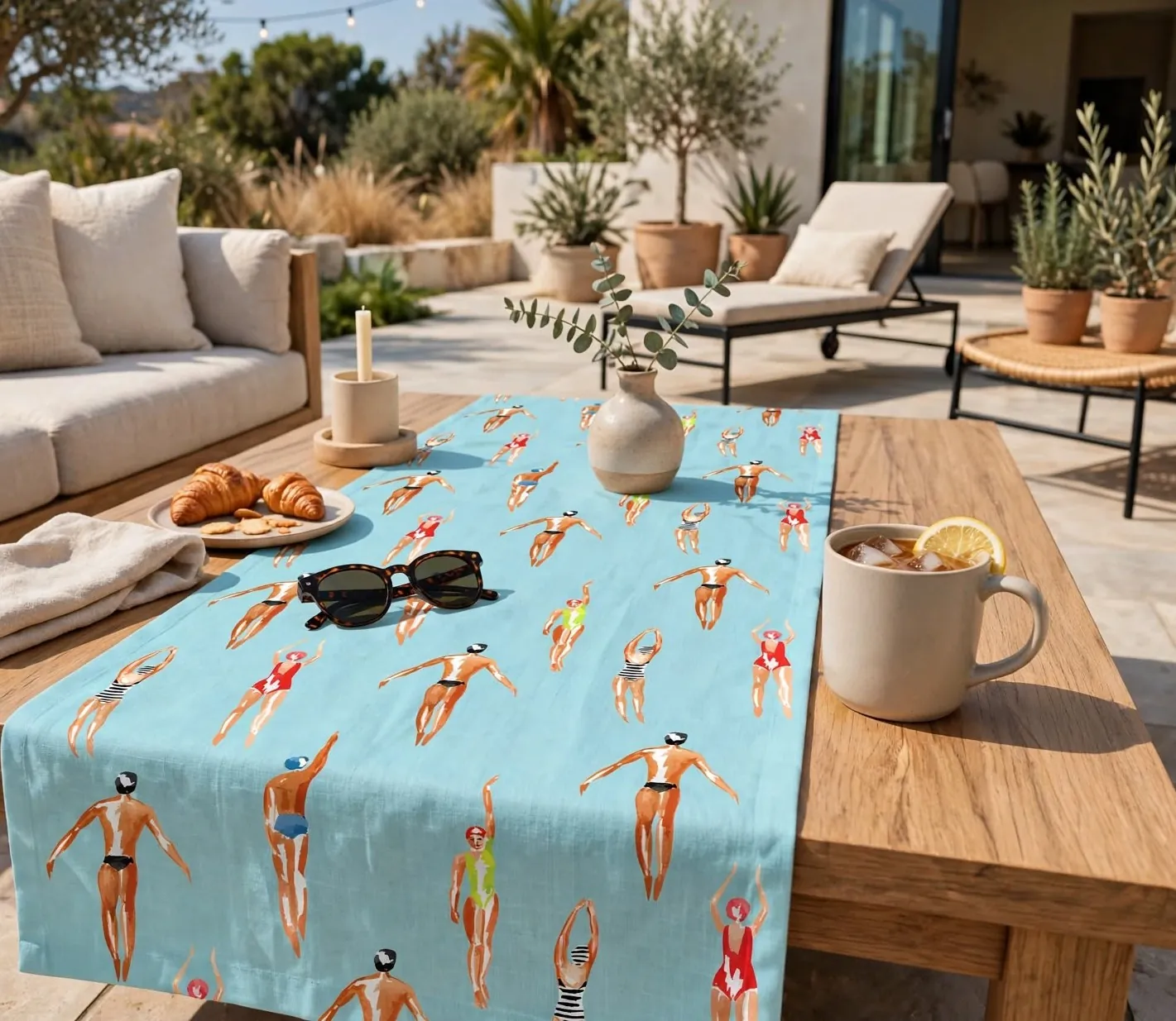 Swimmers Table Runner